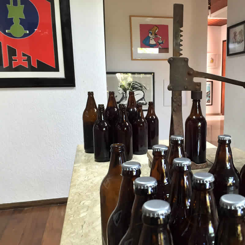 Cerveja produzidas na Galeria que foram engarrafadas
